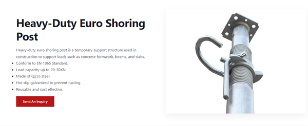 Heavy-Duty Euro Shoring Post of APAC Scaffold