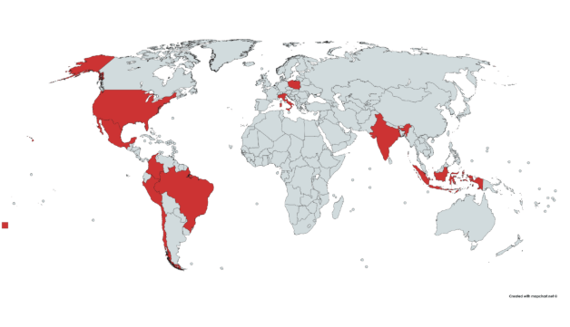 Sscaffarm International worldwide service area