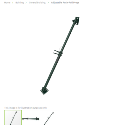 Adjustable Steel Props of HERMEQ