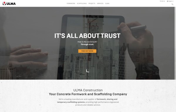 ULMA_公式HPキャプチャ画像